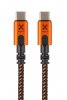 Xtreme USB-C to USB-C PD Kabel 1.5m Svart Orange