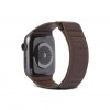 Apple Watch 42/44/45mm/Apple Watch Ultra Armbånd Leather Magnetic Traction Strap Brown