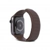 Apple Watch 42/44/45mm/Apple Watch Ultra Armbånd Leather Magnetic Traction Strap Lite Brown