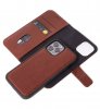 Leather Detachable Wallet MagSafe for iPhone 12 Pro Max Brown