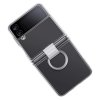 Original Galaxy Z Flip 4 Cover Clear Cover with Ring Transparent Klar