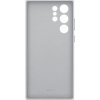 Original Galaxy S22 Ultra Cover Leather Cover Light Gray