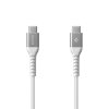 Essential Kabel Fabric USB-C/USB-C 100W 1m Hvid