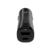 Essentials Biloplader USB-C/USB-A 12W Car Charger Sort