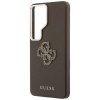 Samsung Galaxy S26 Ultra Cover 4G Logo Grained Brun