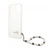 iPhone 12 Pro Max Cover Script & Pearls Hvid Klar