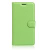 Huawei Honor 8 Mobilplånbok Litchi PU-læder Grøn