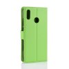 Huawei P Smart 2019 Mobilplånbok Litchi PU-læder Grøn