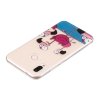 Huawei P20 Lite Cover TPU Motiv Glada Flamingos