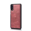 Huawei P20 Plånboksetui Löstagbart Cover Rød