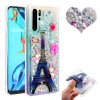 Huawei P30 Pro Cover Glitter Motiv Eiffeltornet