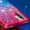 Huawei P30 Pro Cover Glitter Rød Blå