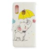 Samsung Galaxy A40 Plånboksetui PU-læder Motiv Elefant med Paraply