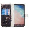 Samsung Galaxy S10 Plånboksetui Kortholder Motiv Sort Marmor
