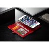 iPhone 7/8/SE Plånboksetui Qin Series Löstagbart Cover Rød