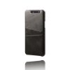 Samsung Galaxy A80 Cover Kortholder PU-læder Sort