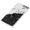 Samsung Galaxy A20E Cover TPU Motiv Sort och Hvid Marmor