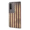 Samsung Galaxy A50 Plånboksetui PU-læder Motiv USA-flagga