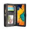 Samsung Galaxy A40 Mobilplånbok Kortholder Löstagbart Cover Grå