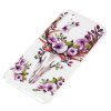 Samsung Galaxy A40 Cover TPU Motiv Hjort och Blommor
