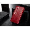 iPhone 6/6S Plånboksetui Qin Series Löstagbart Cover Rød