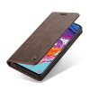 Samsung Galaxy A70 Plånboksetui Retro Flip Stativfunktion Mørkebrun