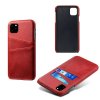 iPhone 11 Pro Cover med Kortholder til to kort Rød
