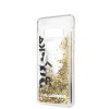 Samsung Galaxy S10E Cover Hård Plastikik Guld Glitter Transparent