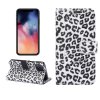 iPhone 11 Pro Plånboksetui Kortholder Leopardmønster Hvid