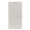 Samsung Galaxy A10 Plånboksetui Litchi Kortholder Hvid