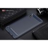 Samsung Galaxy A10 Cover TPU Børstet Kulfibertekstur Mørkeblå
