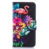 Samsung Galaxy A10 Plånboksfodral Motiv Flamingo och Blommor