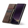 Samsung Galaxy S10E Plånboksetui Retro Flip Stativfunktion PU-læder Mørkebrun