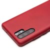 Huawei P30 Pro Cover Ægte Læder Rød
