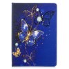 iPad 10.2 Etui Motiv Fjärilar Blå