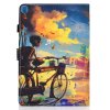 iPad 10.2 Etui Motiv Pojke med Cykel