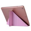 iPad 10.2 Etui Origami Silketekstur Lyserød