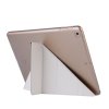iPad 10.2 Etui Origami Silketekstur Hvid