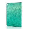 iPad 10.2 Etui Krokodillemønster Glitter Grøn