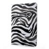 iPad 9.7 Etui 360 Grader Zebra Sort Hvid