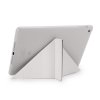 iPad 9.7 Etui PU-læder TPU Origami Stativ Hvid