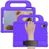 iPad Mini 8.3 2021 Cover til Barn Rombemønster Lilla
