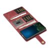 iPhone 11 Pro Etui Kortholder til 12 kort Löstagbart Cover Rød