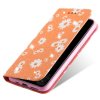 iPhone 11 Pro Etui Glitter Blomstermønster Orange