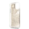 iPhone 11 Pro Max Cover Glitter Hearts Guld