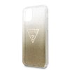 iPhone 11 Pro Max Cover Solid Glitter Cover Guld