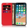 iPhone 11 Pro Plånboksetui Kortholder Ægte Læder Rød
