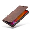 iPhone 11 Pro Plånboksetui Retro Flip Kortholder Mørkebrun