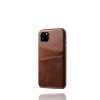 iPhone 11 Pro Cover med Kortholder til to kort Mørkebrun