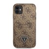 iPhone 11 Cover Double Cardslot Metal Triangle Brun